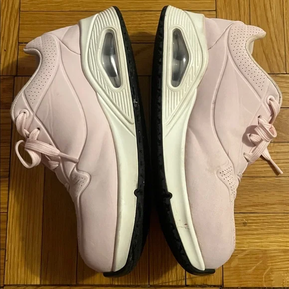 Stylish Pink Heart Composite Toe Work Shoe - Picture 2 of 6